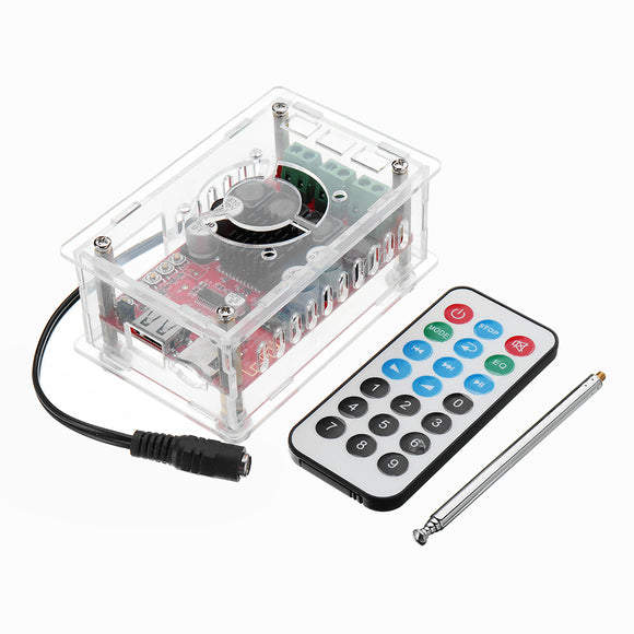DC 12V To 24V Multifunctional Digital Bluetooth Amplifier Board USB Flash Drive TF Card MP3 Decoding