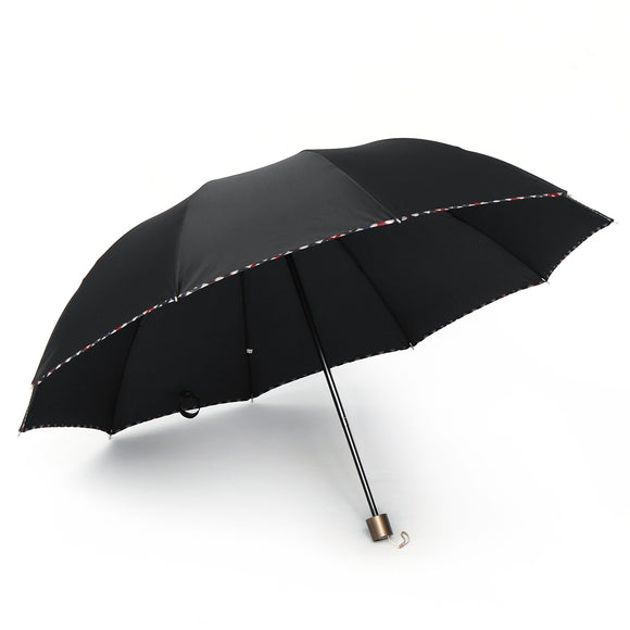 2-3 People Portable Folding Umbrella UPF50+ Waterproof Windproof Anti-UV Sunshade