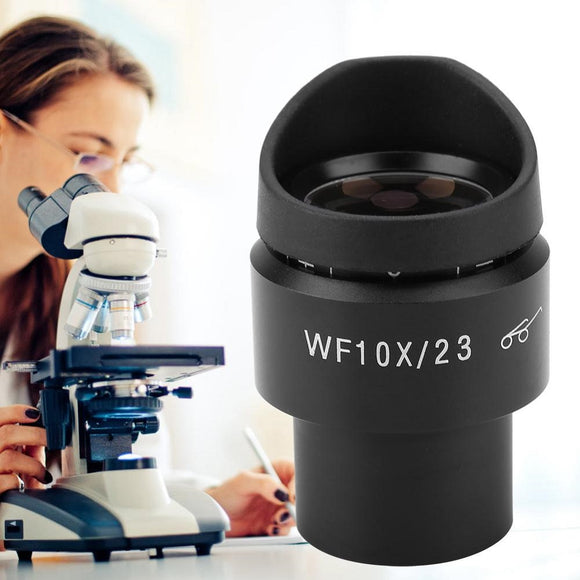 WF10X/23 Adjustable Microscope Wide Angle Eyepiece Ocular Eye Point Lens