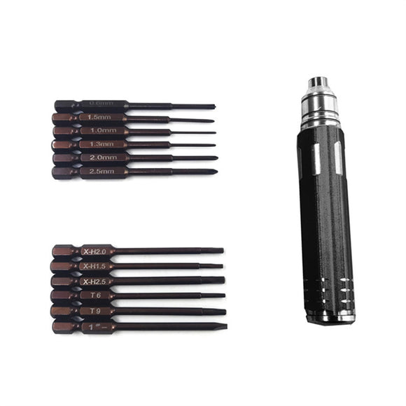 URUAV PY08 12 in 1  Multi-Purpose Precision Screwdriver Repair Tool Set for RC Model DJI Phantom S2 Steel Kit