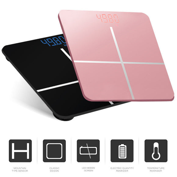 Body Fat Scale Floor Scientific Smart Electronic Scales LED Digital Weight Bathroom Scales USB Charging Body Weight Balance