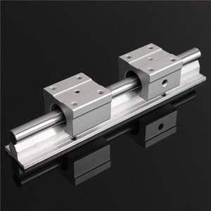 SBR12-200mm Linear Rail Shaft Rod with 2Pcs SBR12UU Blocks Bearing