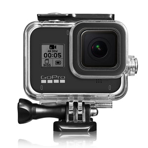 45M Waterprood Diving Protective Dustprood Shockproof Case Shell Cage for GoPro Hero 8 Black Action Sports Camera