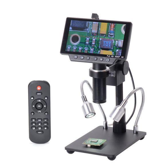 HAYEAR HY-1070 5 Inch Screen 16MP 4K 1080P 60FPS USB & WIFI Digital Industry Microscope Camera