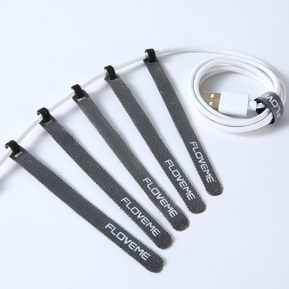 Floveme 14cm Mini Cable Organizer Winders For Mobile Phone USB Cable Protector Headphone Mouse Cord Clip