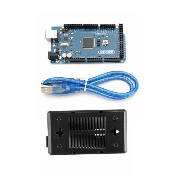 Geekcreit MEGA 2560 R3 ATmega2560 Development Board with Cable and ABS Case For Arduino