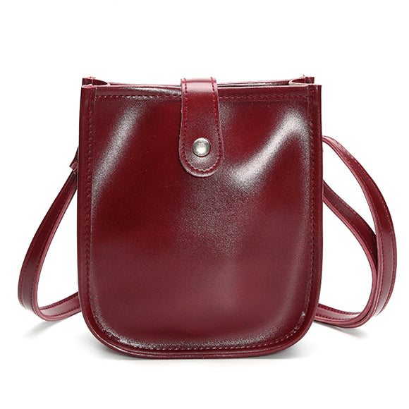 Women PU Leather Smartphone Bag Bucket Bag Coin Bag Crossbody Bag Vintage Shoulder Bag