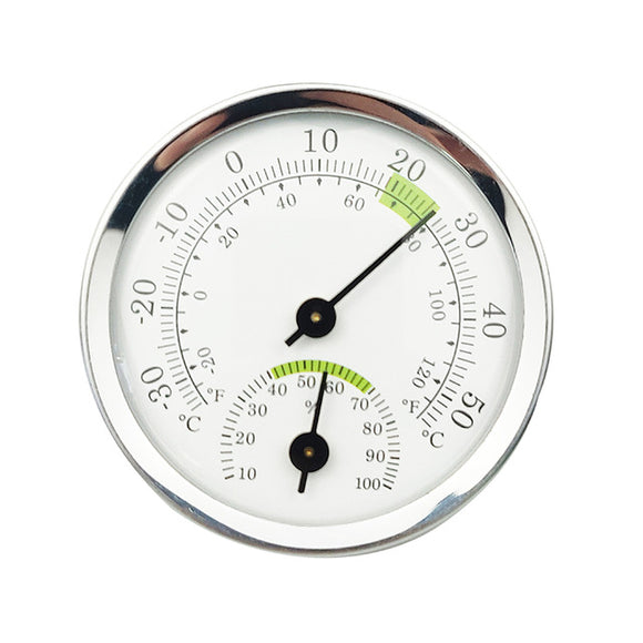 58mm Wall Mounted Thermometer Hygrometer Portable Mini Humidity And Temperature Meter Gauge for Room Household