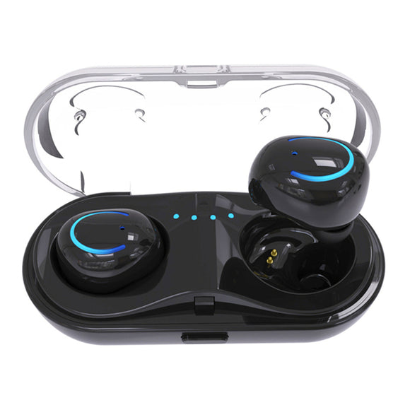 [Truly Wireless] HBQ Q18 bluetooth Earphone With 650mAh Charger Box Noise Cancelling Sweatproof