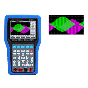 JinHan JDS3051A/JDS3072E/JDS3082A Hand-held Digital Oscilloscope 2 Channel Max 500MSa/s Sampling Rate 50-80MHz Bandwidth Oscilloscope With Signal Generator 6000 Counts Digital Multimeter 3 in 1