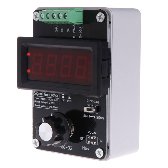 Adjustable Current Voltage Analog Simulator 0~20mA Signal Generator DC 0~10V without Battery