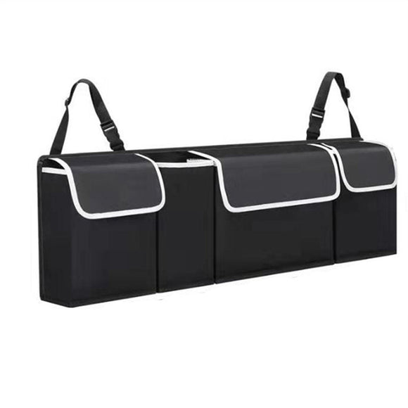 36in Car Back Seat Storage Box Bag Interior Accessories Trunk Organizer Oxford