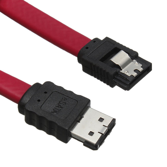 1M High Speed 7 Pin SATA to ESATA Male to Male Hard Drive Converter Cable External Shielded Cable