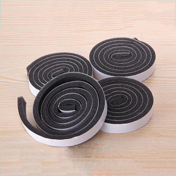 4Pcs/Set PVC Window Seal Stickers Self-adhesive Tape Dustproof Anti-noise Door and Window Sink Seals