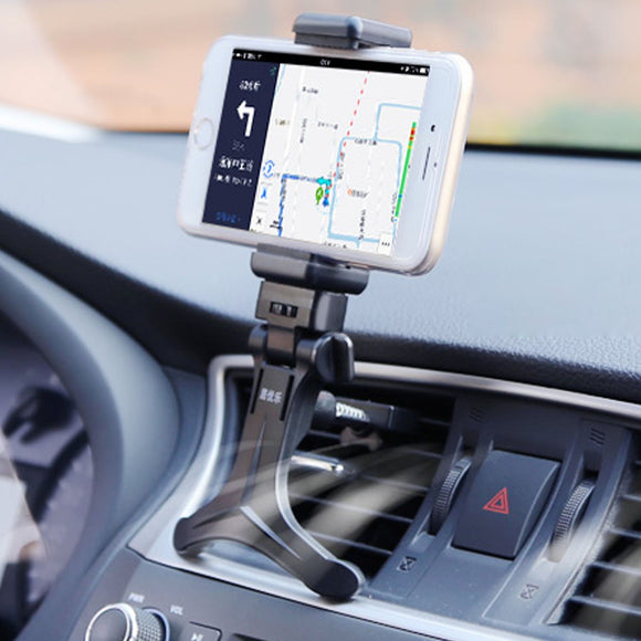 Black 360 Rotatable Car Air Vent Mount Car Holder Cradle Stand For Mobile Phones
