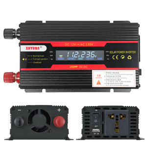 3000W Peak Power Inverter LCD Display DC 12/ 24V to AC 110V/220V Modified Sine Wave Converter