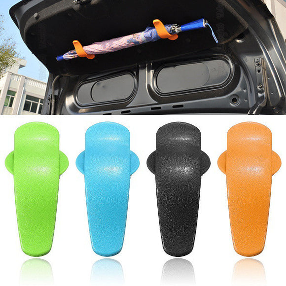 2Pcs ABS Car Universal Trunk Cover Rack Clip Umbrella Holder Fastener Hanger Hook