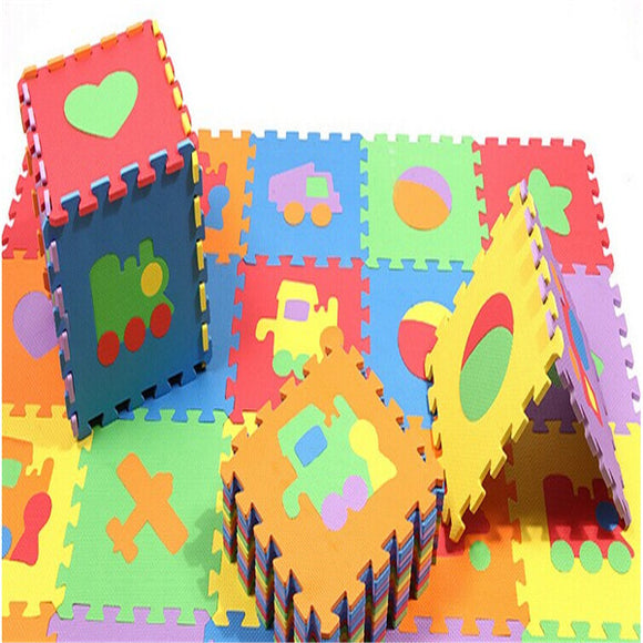 10pcs EVA Foam Baby Play Mats Puzzle Non-slip Kids Game Crawling Playmat