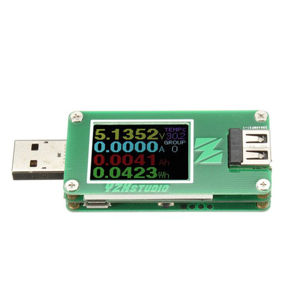 Colour TFT Capacity Table Dual USB Power Monitor YZXstudio ZY1270 Auto Fast Charge
