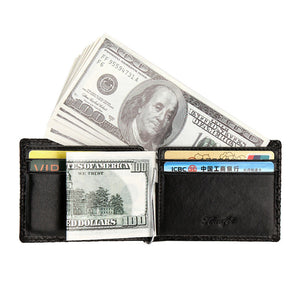 4 Card Slots PU Leather Wallet Crocodile Snake Scale Card Holder Coin Purse For Men