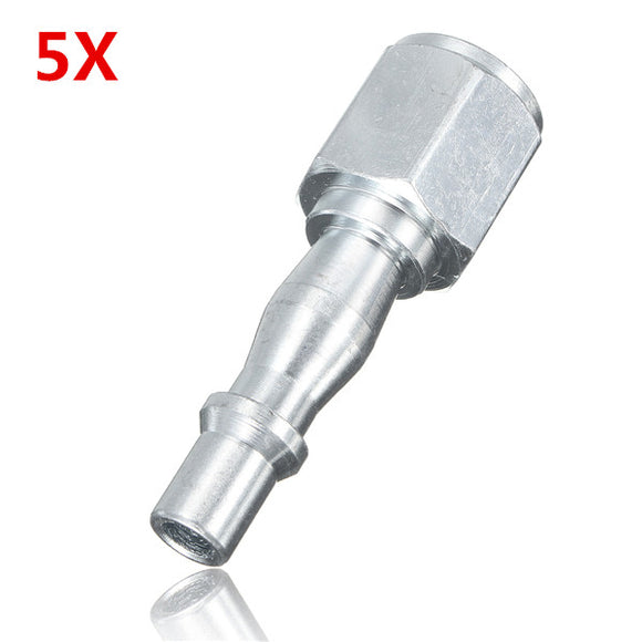 1/4 English Female Quick Coupler Mortise Fitting Connectors Compressor Air Tool 5Pcs