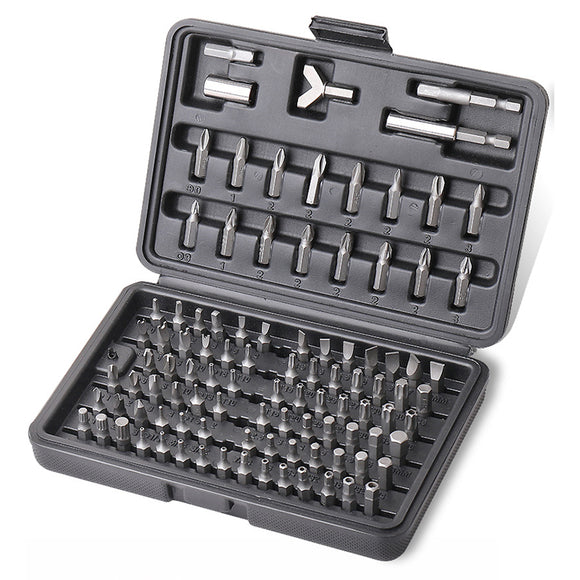 Multiple Types Bit Set Hexagon Shank Phillips Slotted Tri-Wing Torx Star Tamper Screwdriver Bit Set For Home Appliances Repair