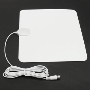 1080P USB Digital Indoor TV Antenna 50 Miles Range Signal Amplified HDTV White