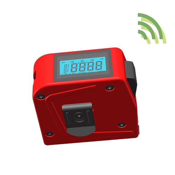 5M Wireless Transmission Digital Display Tape Electronic Ruler Wireless Distance Electronic Digital Range Measuring Tape Distance Meter