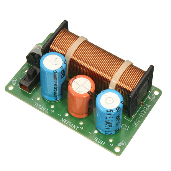 WEAH-336 3 Way Audio Speaker Frequency Divider 120W Treble Bass Frquency Speaker Module