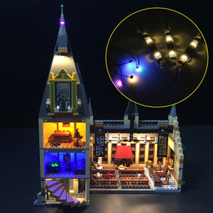 DIY LED Light Kit ONLY For LEGO 75954 Harry Great Hall Toy Lighting