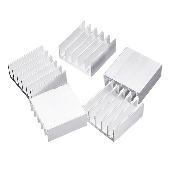 5Pcs 30x30x15mm Pure Aluminum Chip Radiator Power Amplifier Heat Sink Block