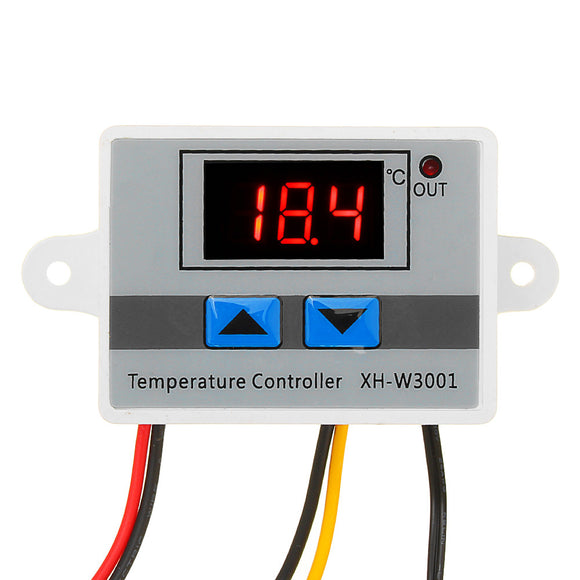 XH-W3001 Microcomputer Digital Temperature Controller Thermostat Temperature Control Switch With Display