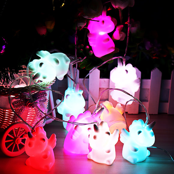 Purami LED Squishy Unicorn 10pcs String Light 20*10*8CM Decoration Valentines Gift Collection Toys