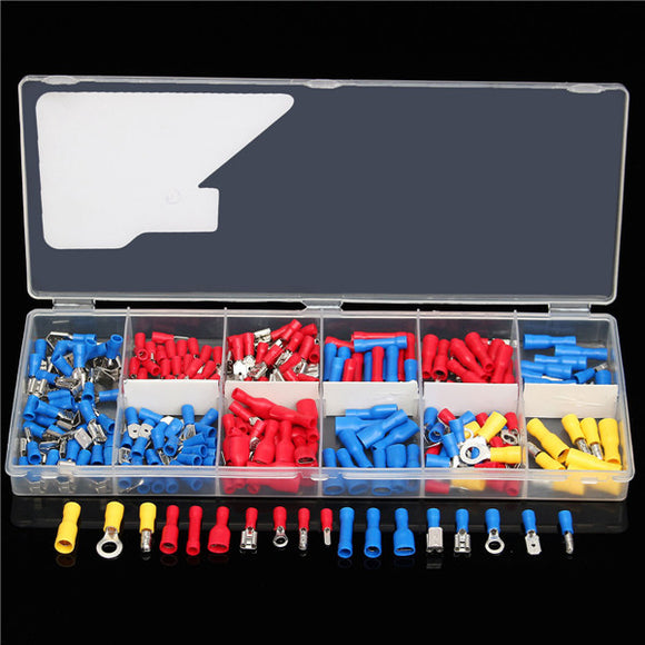 271Pcs Insulated Electrical Wire Terminals Crimp Connector