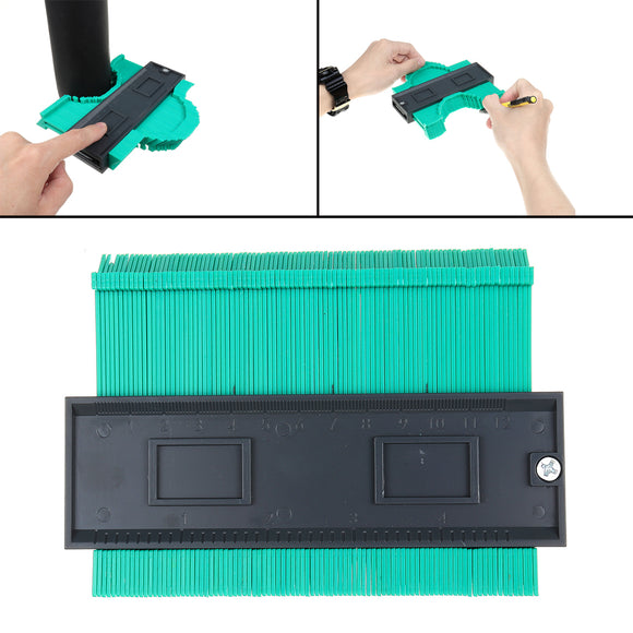 120mm Shape Duplicator Profile Gauge Green Tiling Laminate Woodworking Edge Shaping Tool