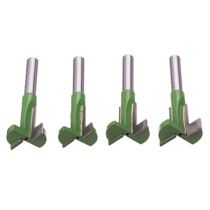 Drillpro 4Pcs 8mm Shank T-Slot Router Bit Straight Edge Slotting Woodworking Cutter