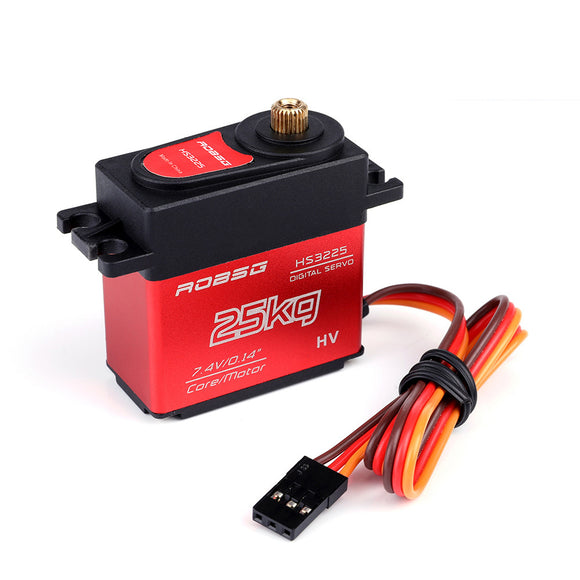 ROBSG HS3225 25KG Coreless Waterproof Metal Gear 180 Digital Servo For RC Car Boat