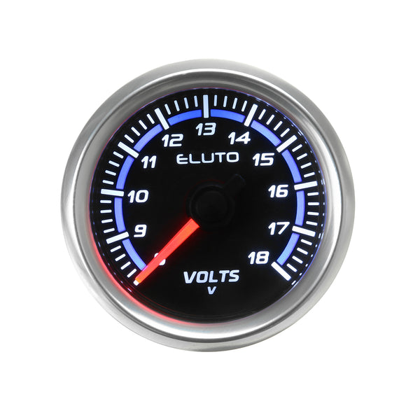 2 52mm Universal Car Auto Voltmeter Volt Voltage Gauge Meter 8-18V LED Display