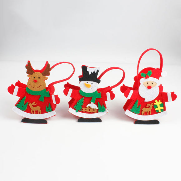 Christmas Day Stocking Packing Gift Box Cute Santa Decoration Candy Box Stocking Christmas Gift Bags