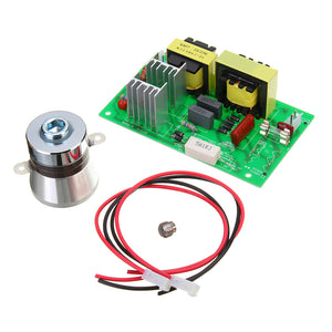 AC 220V 100W Ultrasonic Cleaner Driver Power Board With 1Pc 60W 40K Transducer Rectangle