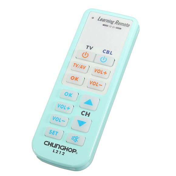 CHUNGHOP L212 Universal Smart Learning Remote Control For TV CBL SAT DVD