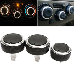 3pcs Air Conditioning Switch Knob Buttons For LIVINA/TIIDA/GENISS/NV200