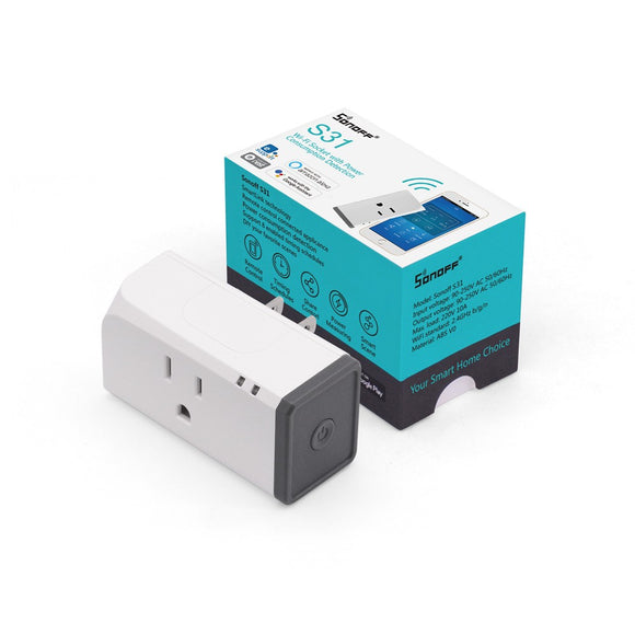 SONOFF S31 US 16A Mini Wifi Smart Socket Home Power Consumption Measure Monitor