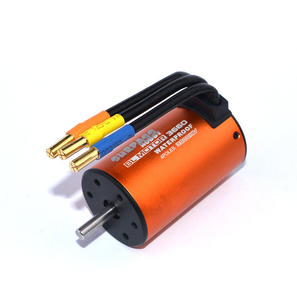 Surpass Hobby 3660 Brushless Waterproof Motor 3300/3800kv for TRAXXAS 1/10 Rc Car