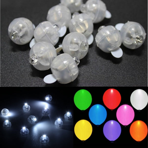 100 PCS White Led Lamps Balloon Light For Paper Lantern Wedding Party Decoration
