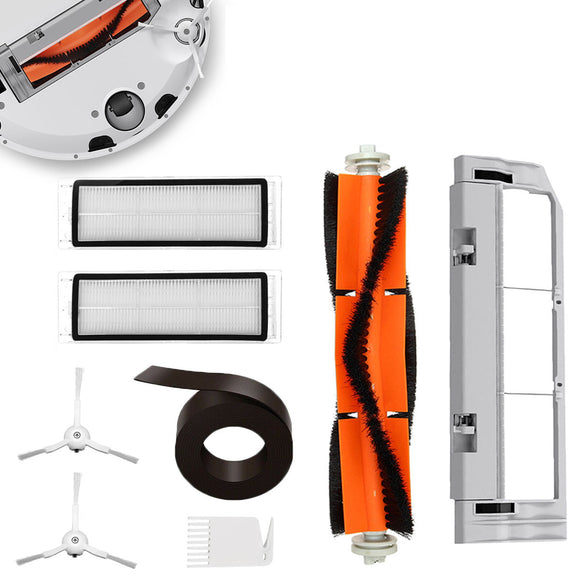 8Pcs Vacuum Cleaner Parts Accessories Filter Brush Main Brush Cover for Xiaomi Mi Robot