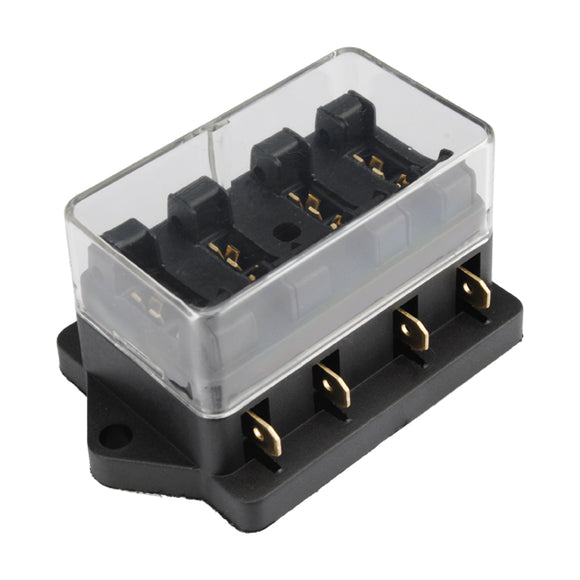 Fuse Box Block Fuse Holder Box Car Vehicle Circuit Automotive Blade 4 Way