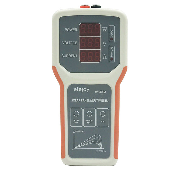 WS400A Photovoltaic Panel Multimeter Solar Panel MPPT Tester Open Circuit Voltage Detection Power Meter For Troubleshooting Comparison