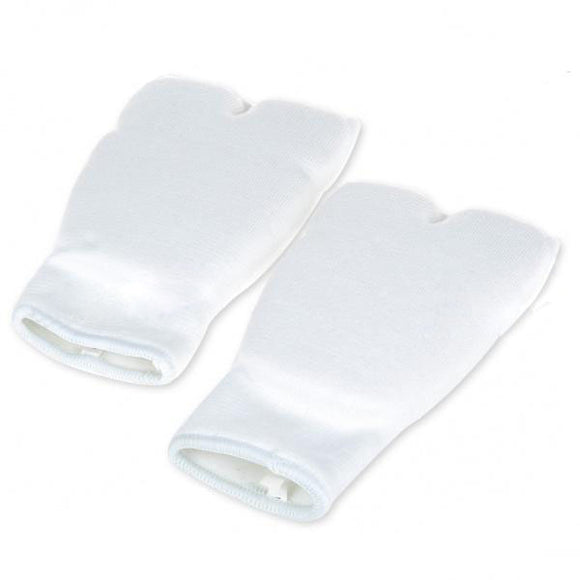1 Pair Elasticated Karate Sparring Punching Gloves White L