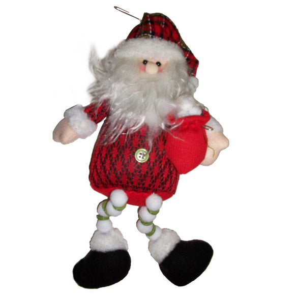 Cute Santa Father Christmas Xmas Doll Decoration Ornament